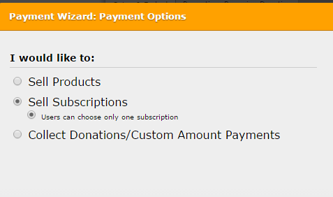 recurring donation