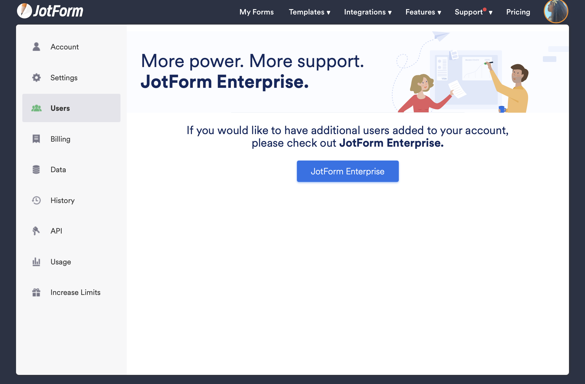 Jotform Enterprise Screenshot