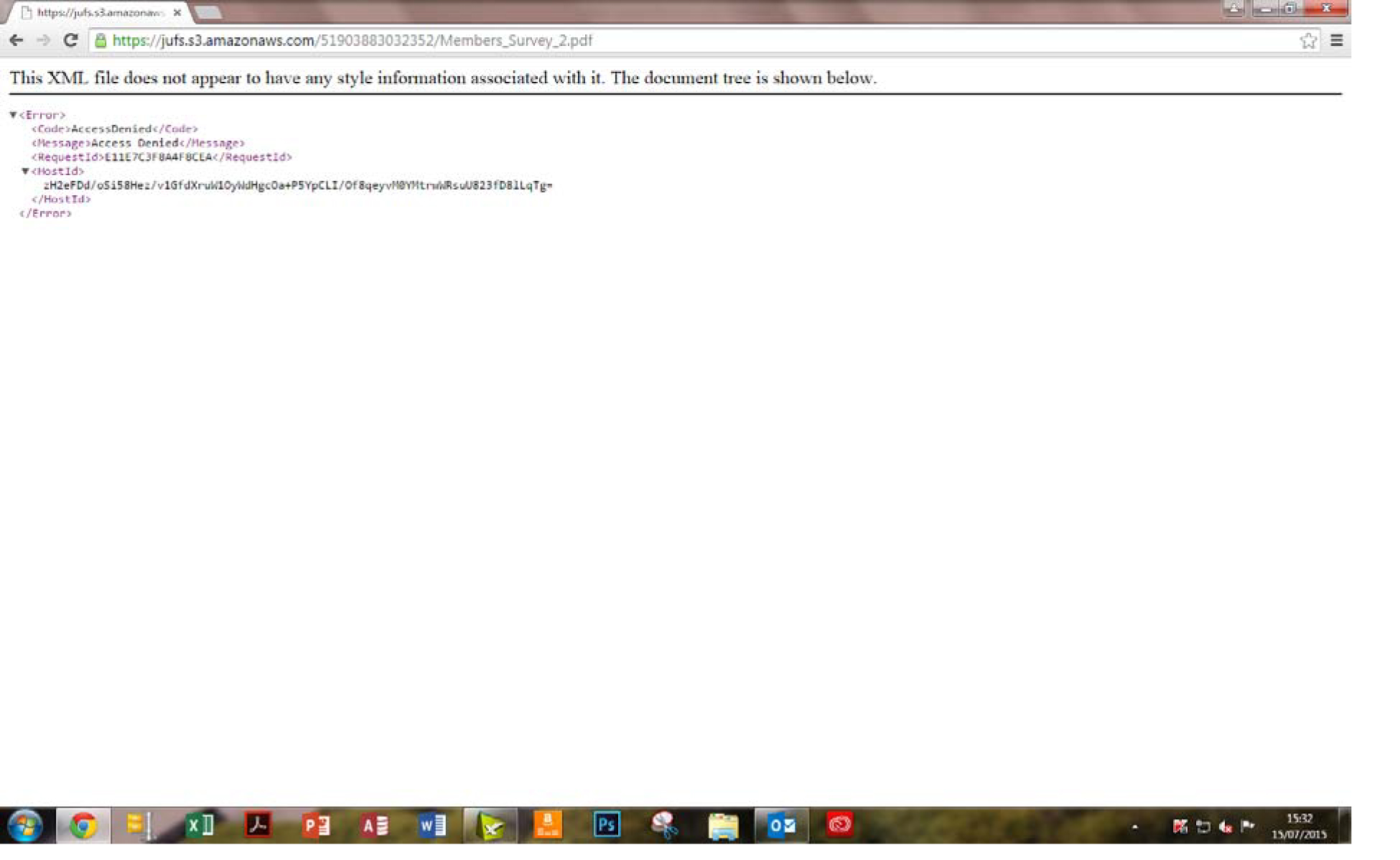 Fillable PDF Creator: Not working, it shows an XML error message