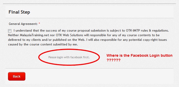 Urgent Missing Facebook Login Button