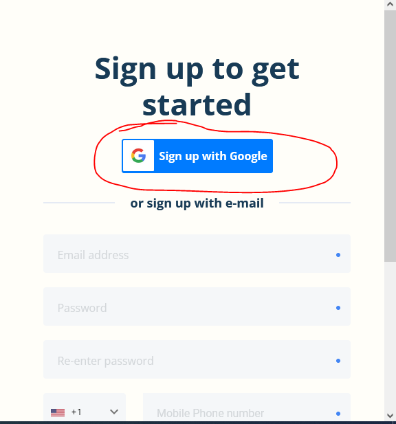 How To Create A Sign Up Form And Integrate Google Sign In Into It 