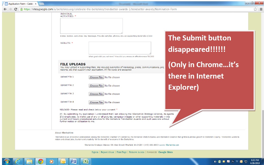 Google Chrome will stop you from submitting info on insecure web forms -  MSPoweruser