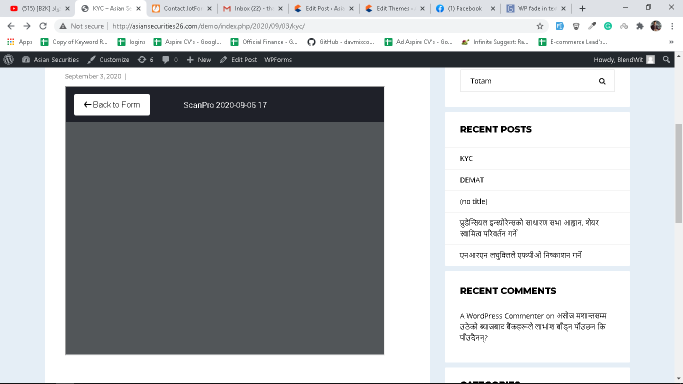 Smart PDF Form: Preview PDF not working when embedded on Wordpress