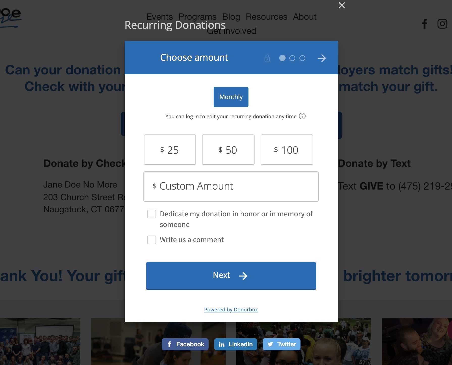 How to Edit the Text on the Donate Button – Donorbox