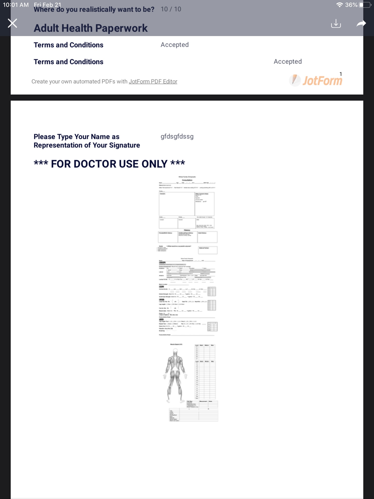 How to get our original PDF forms to be full screen upon opening a  submitted form?
