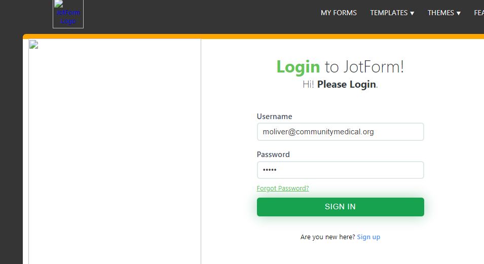 Jotforms login