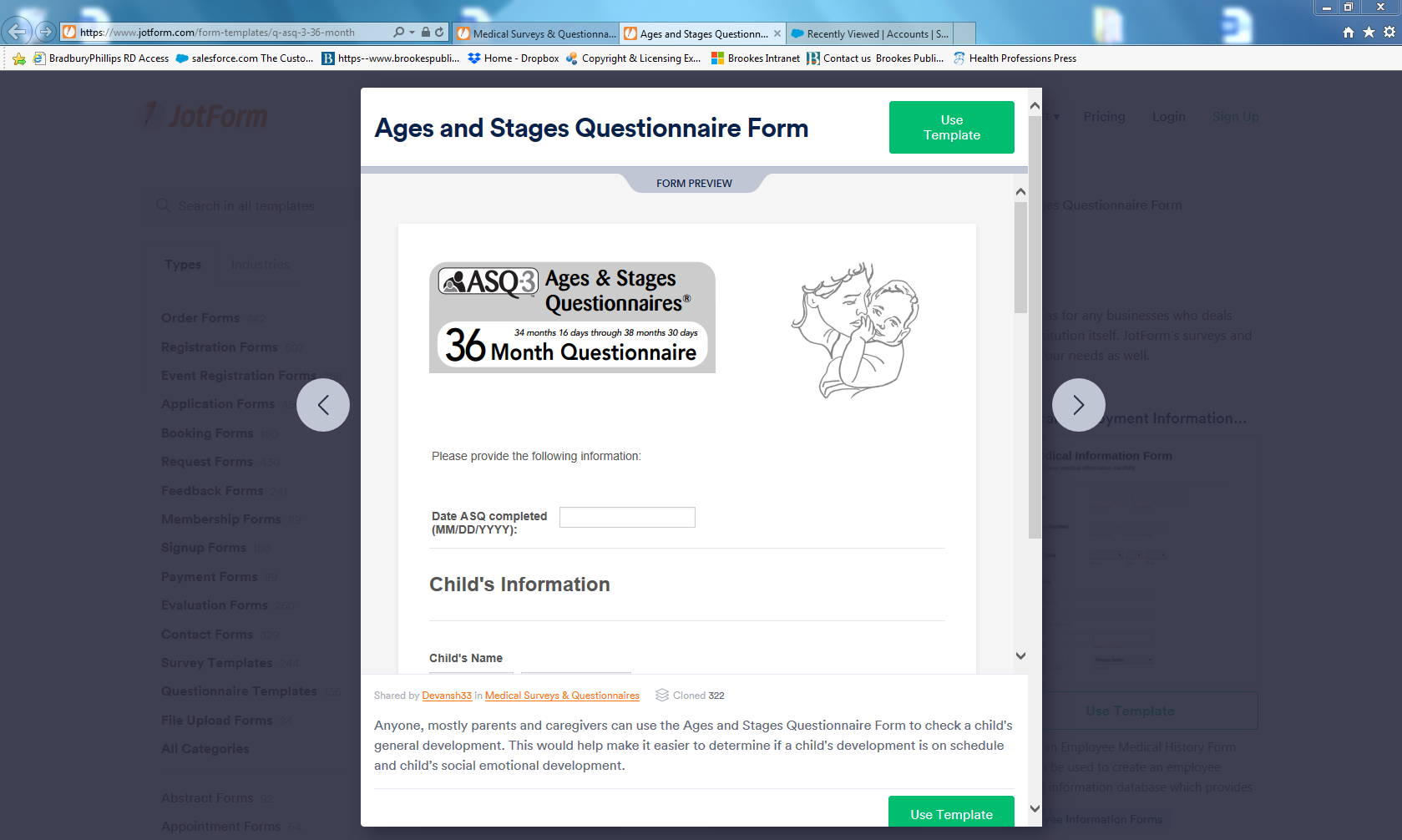 Asq questionnaire 36 months sellers vintage brunofuga adv br