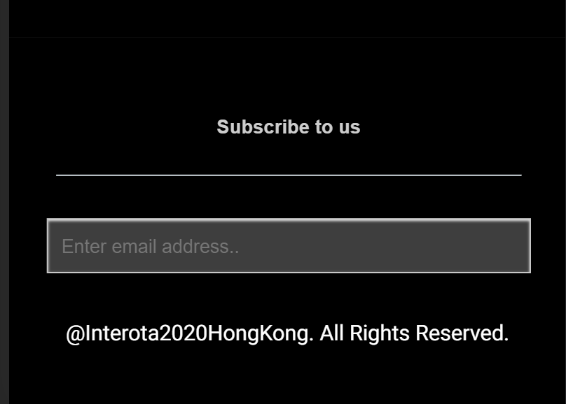 Submit "Subscribe" button missing on embedded form in mobile
