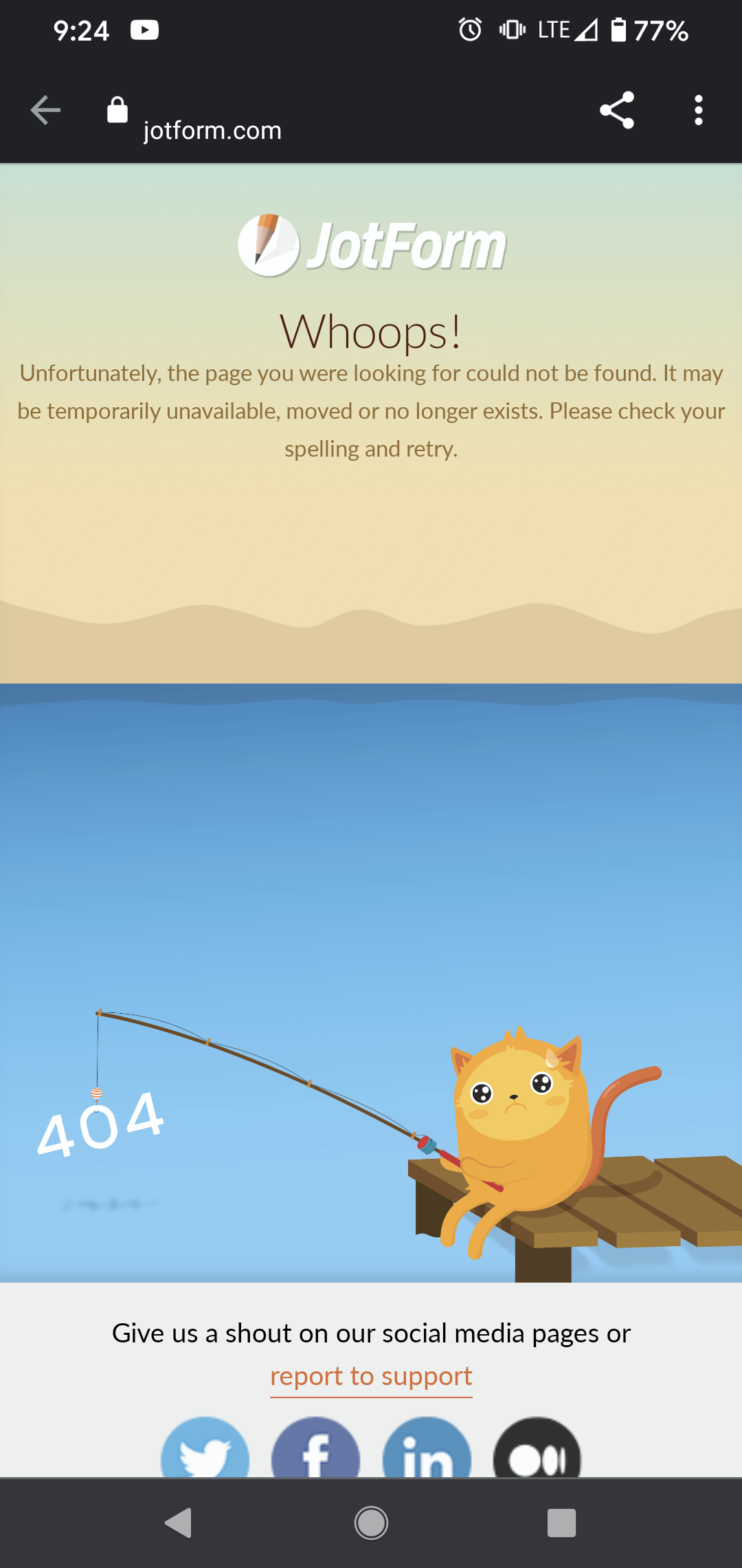 Cannot open file upload from form on mobile