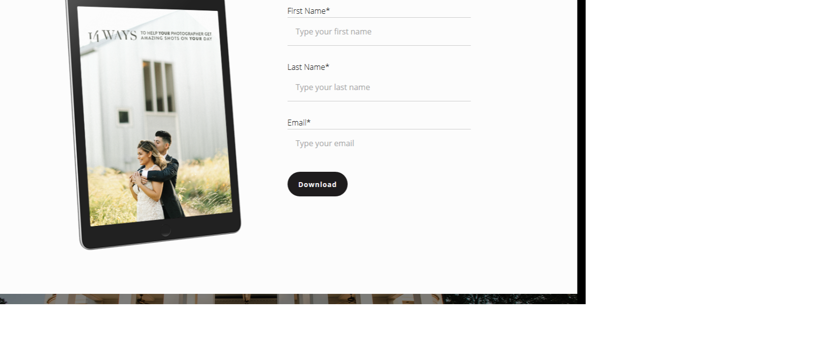 How do I create a form AND have a DOWNLOAD button instead of a SUBMIT button ?