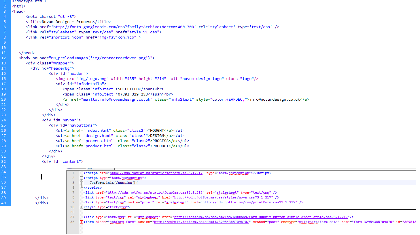 Form CSS Doesn't match online-builder CSS style