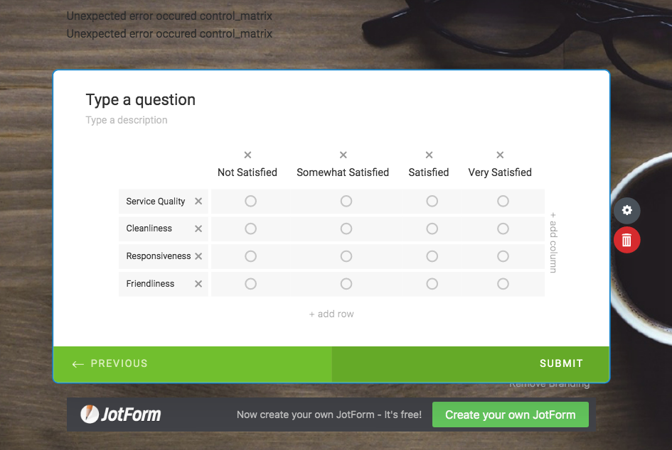 Cards Form: Input table is crashing in card forms