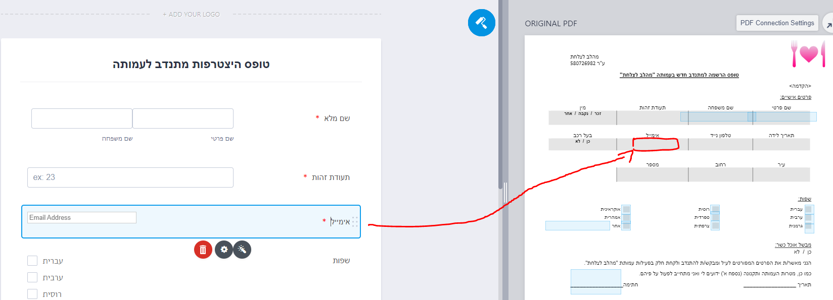 How to use widgets on in Smart PDF Forms