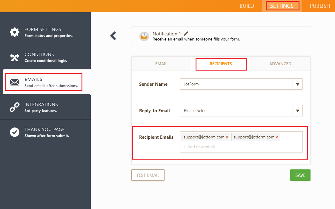 Can I select which email address the Stripe payment receipt is sent to? Image 1 Screenshot 20