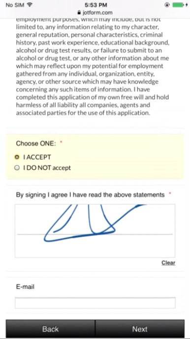 Having issues filing out form on mobile devices? Image 1 Screenshot 20