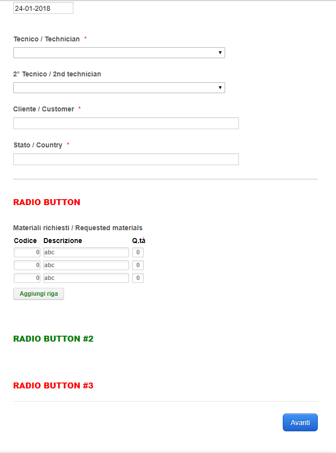 Radio button texts in preview before submit widget Image 1 Screenshot 20