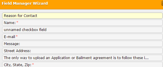 form builder checkbox going form How insists Tab across set I can on The columns order.