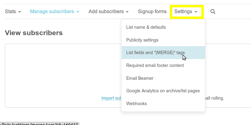 How to forward Date field to Mailchimp Image 1 Screenshot 50