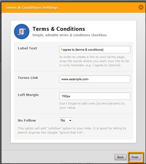 Terms and Conditions Check Box Image 2 Screenshot 41