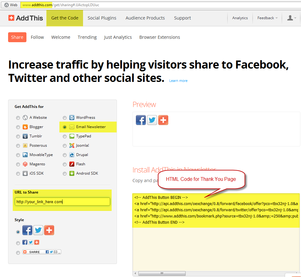 Social Media Share after submitting form? Image 1 Screenshot 40