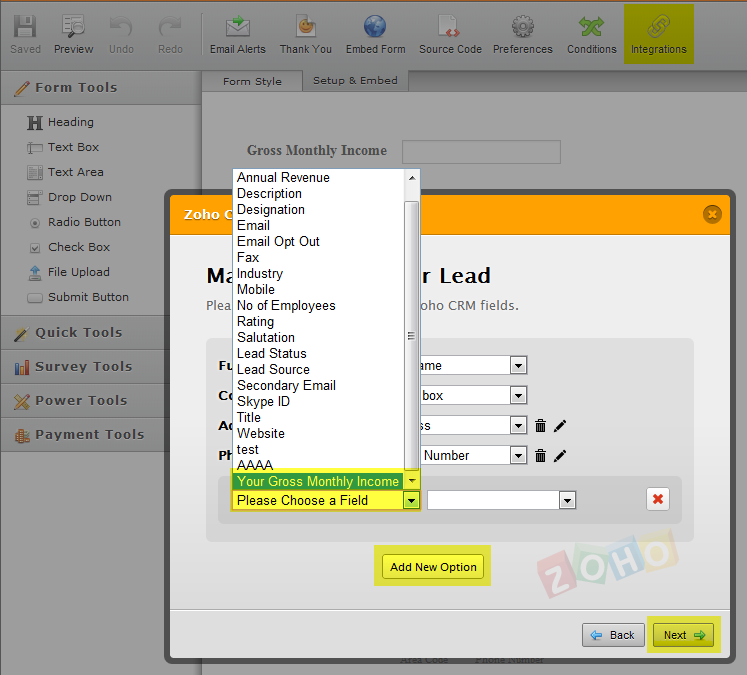 How to send my form in Zoho CRM Image 2 Screenshot 41