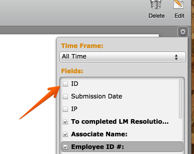 How to include submission ID in Excel Reports? Image 1 Screenshot 20