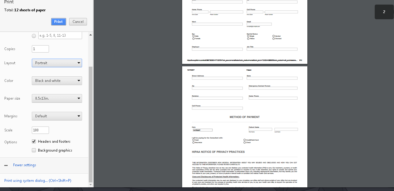How to print form submissions in a form layout? I know this question has already been asked Screenshot 20