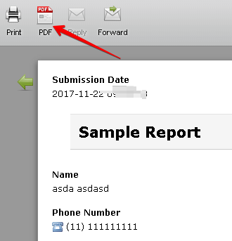 How can i get the submitted data to appear via email as it does when it is being filled out? Image 2 Screenshot 81