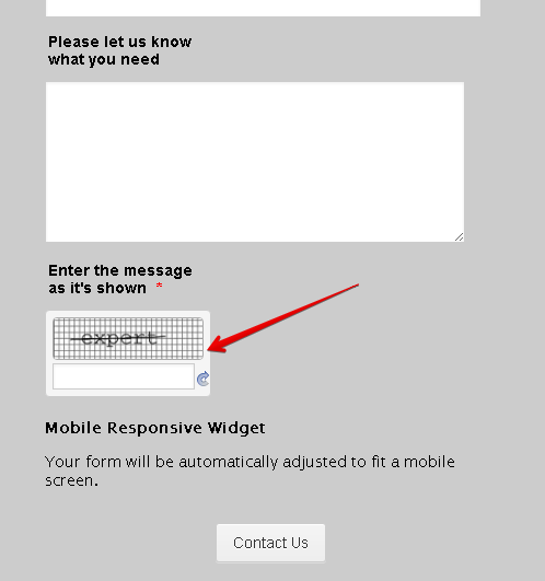 how can I remove the captcha code from the form? Image 1 Screenshot 20