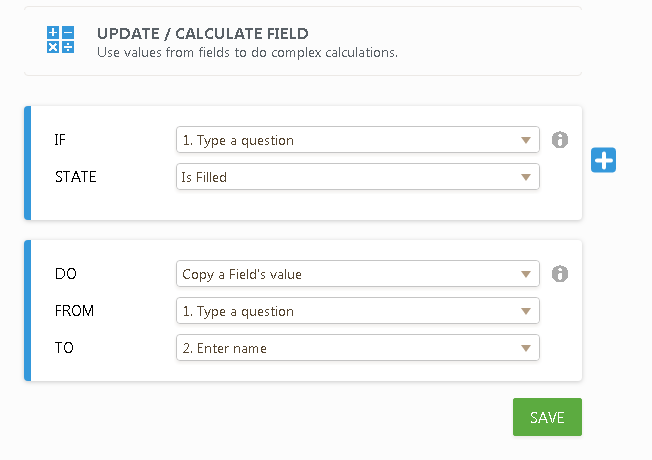 Possibility to choose which value from dropdown field will be used in calculation, option or calculation value Image 1 Screenshot 30