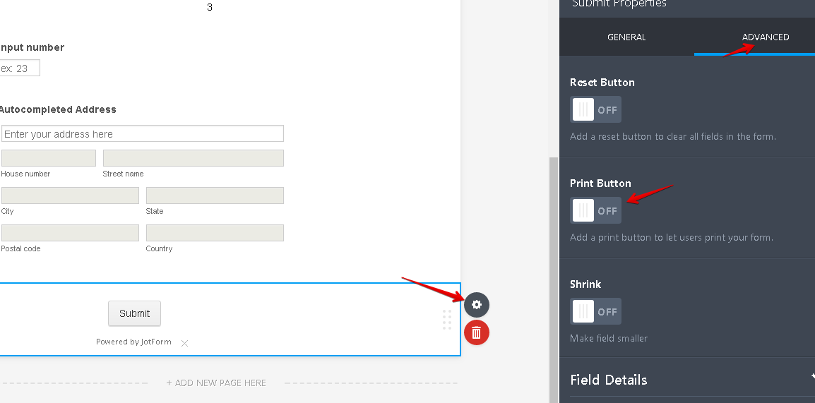 Is there any way to create a link that makes these forms printable? Image 1 Screenshot 30