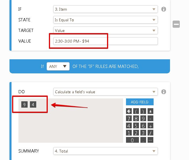 How to add calculation to the Appointment Widget Image 6 Screenshot 135