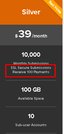 Can I accept 75 payments  with the free plan? Image 1 Screenshot 20
