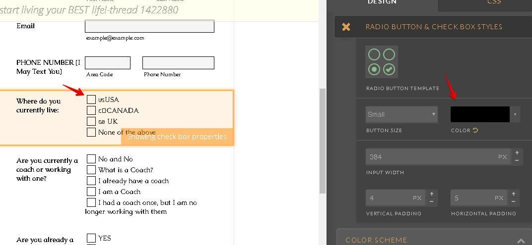 Form: Field inputs not showing Image 1 Screenshot 20