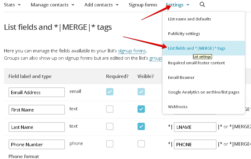 Mailchimp integration not adding list when the form is submitted Image 2 Screenshot 41