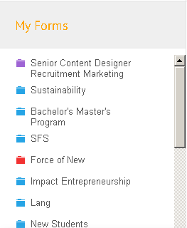 My Form Folders: Sub folders missing Image 1 Screenshot 20