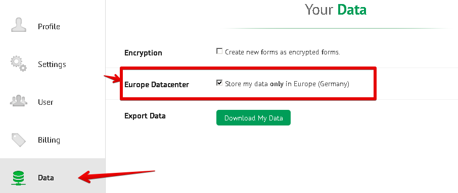 Data: How to know my data has been stored in EU servers? Image 1 Screenshot 20