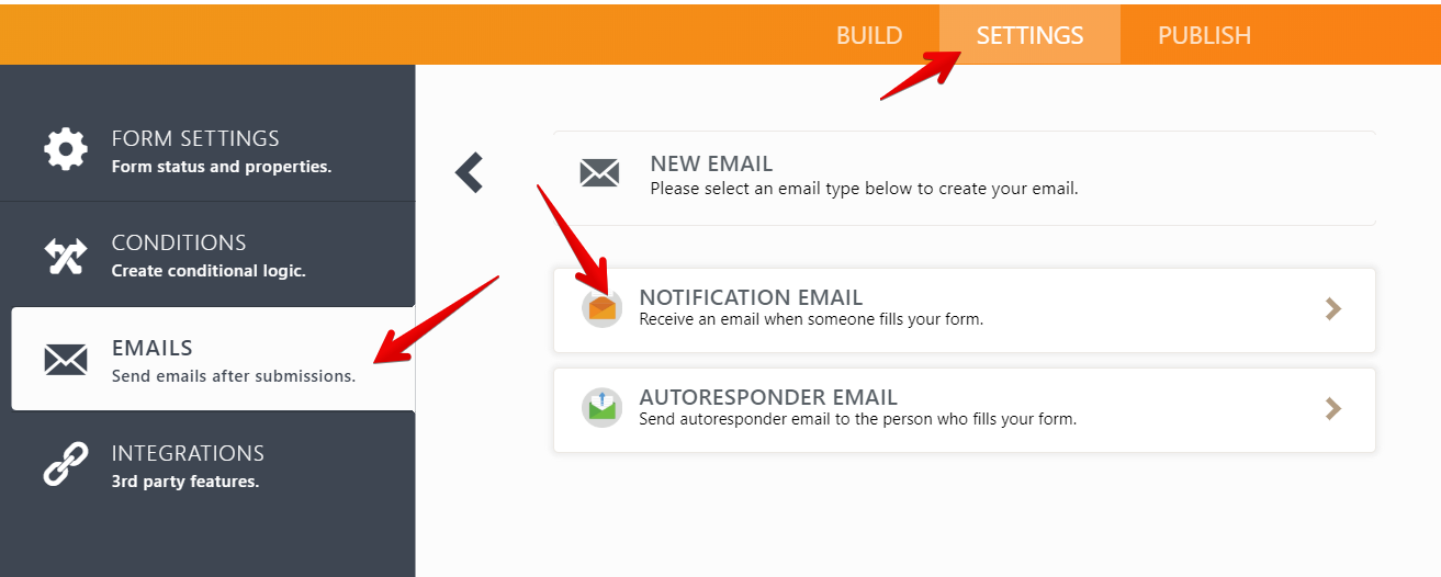 Form: How to send submissions into my email inbox? Image 1 Screenshot 20
