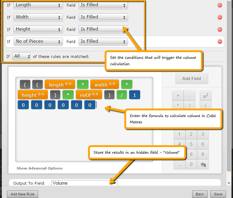 Volume Calculation and fields Image 2 Screenshot 61