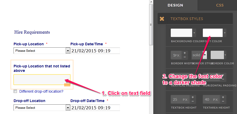 Unable to fill in fields on my jotforms Image 2 Screenshot 41