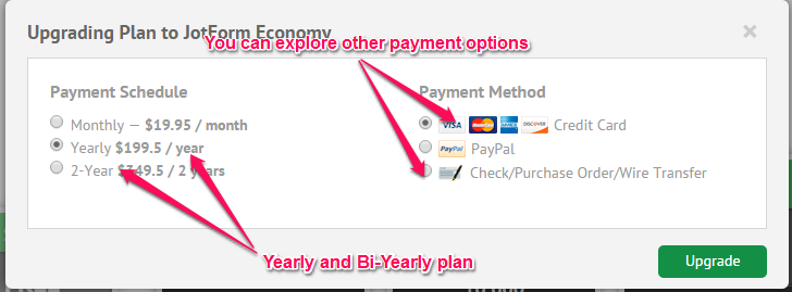 Can I Make A One Time Payment for a single month rather than a subscription? Image 1 Screenshot 20