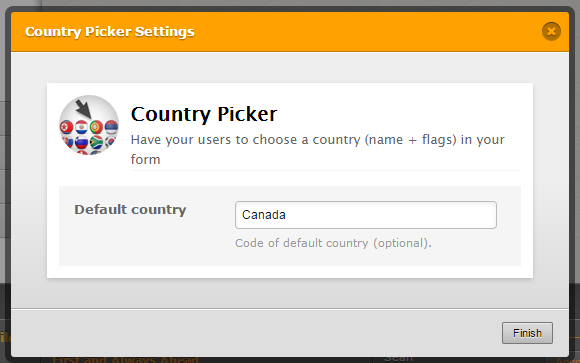 Prepopulate the country field with the form users country Image 1 Screenshot 30
