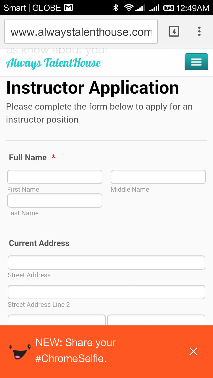 Why are my forms not showing up on my mobile site? Image 1 Screenshot 20