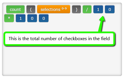 How Do I Calculate the Percentage of Checkboxes Completed in a Field? Image 1 Screenshot 20