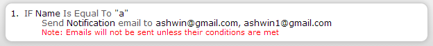 Conditions to send one email alert multiple times in different action items is broken Screenshot 30