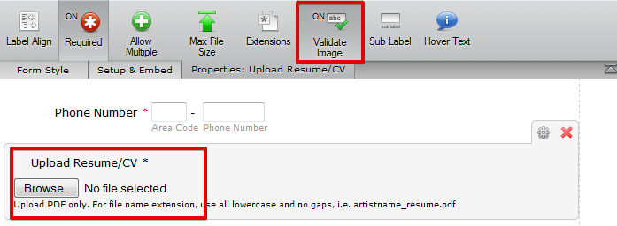 when i upload a pdf it says that its not the right file type?  why is it not working?  Image 1 Screenshot 20