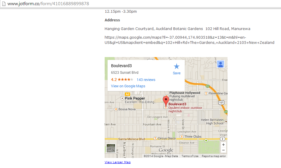 How do I insert a google map of my venue? Image 1 Screenshot 20