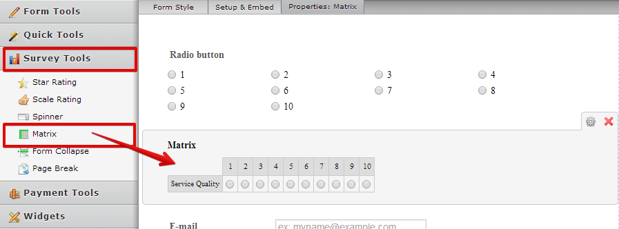 How can have radio buttons appear on a single line? Image 1 Screenshot 20