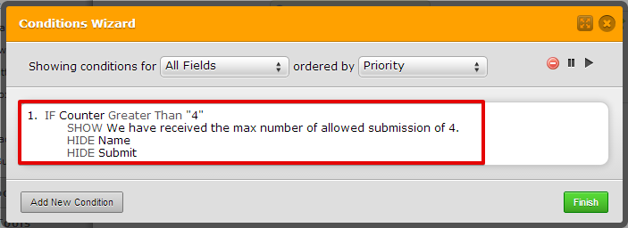form counter? after X amount of submissions Screenshot 20