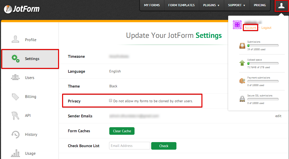 How to password protect or disable cloning of forms? Image 1 Screenshot 20